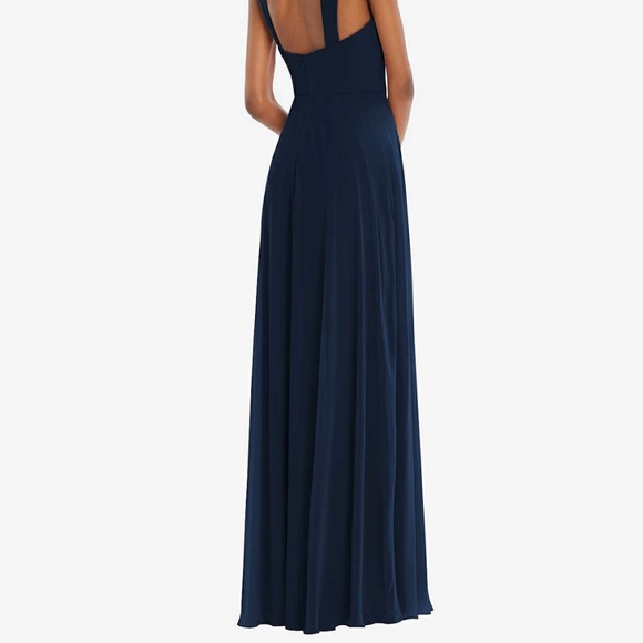 Dessy Bridesmaid Dress AFTER SIX · STYLE 1558 · LUX CHIFFON - Picture 2 of 3